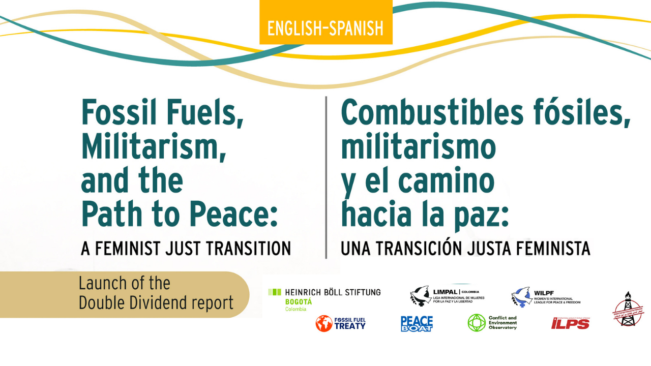 Fossil fuels, militarism and the path to peace