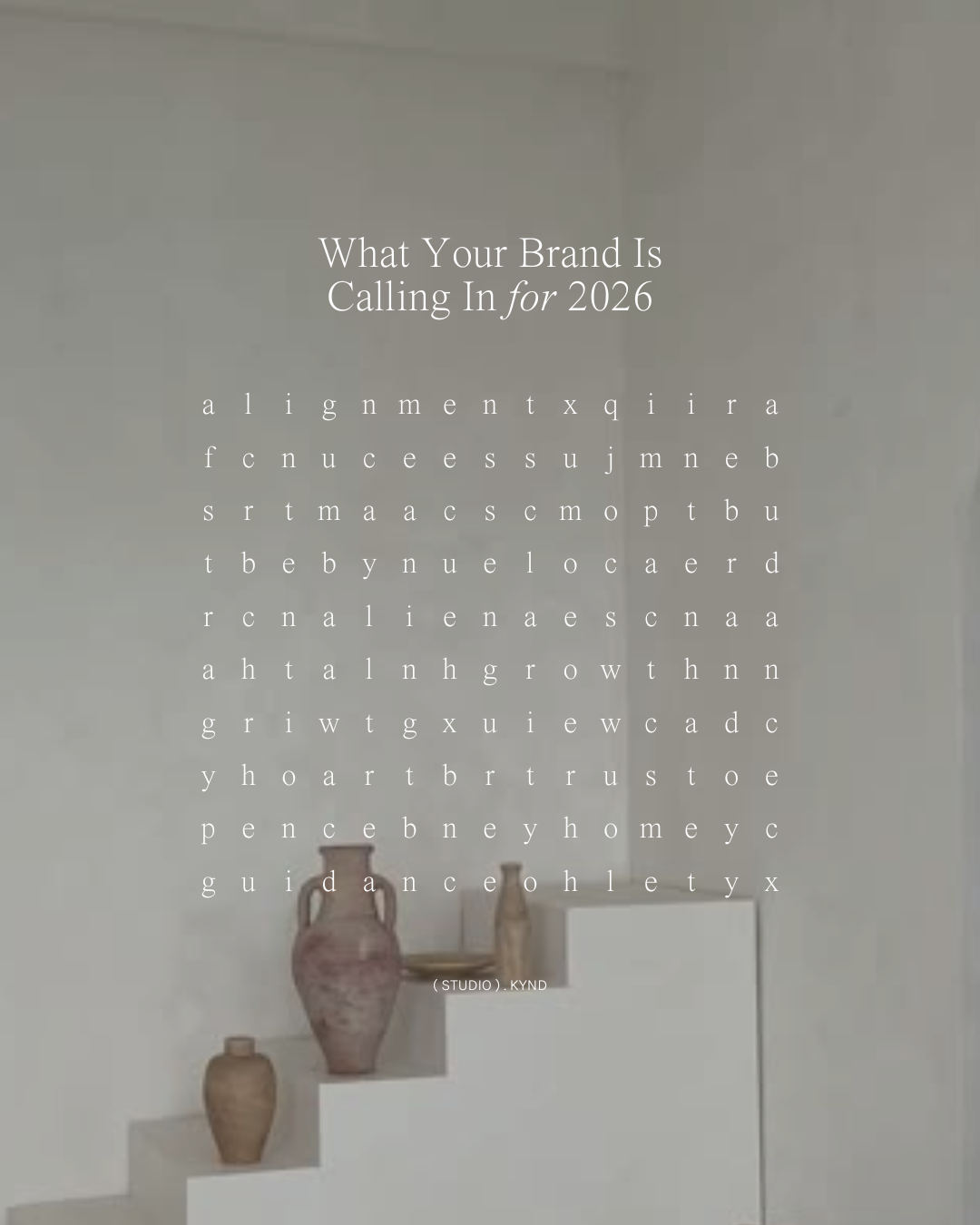 What Your Brand Is Calling In for 2026