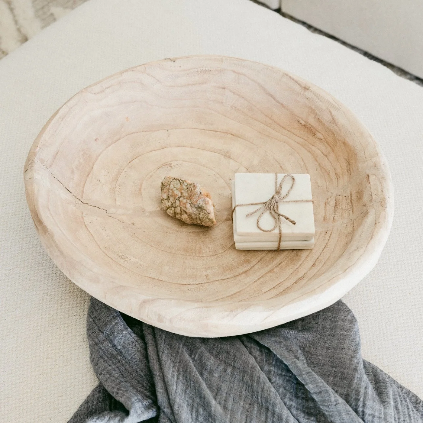 Rustic Wooden Bowl