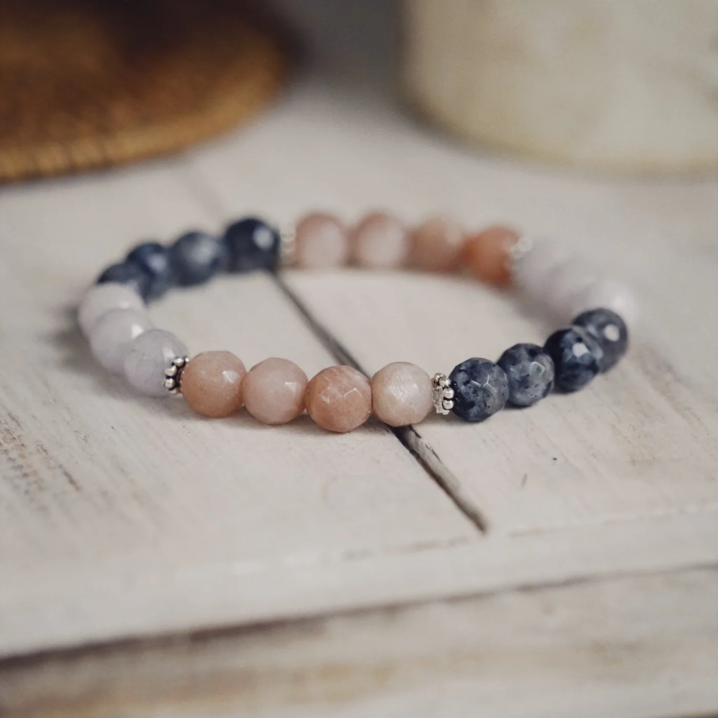 Quartz Beaded Bracelet