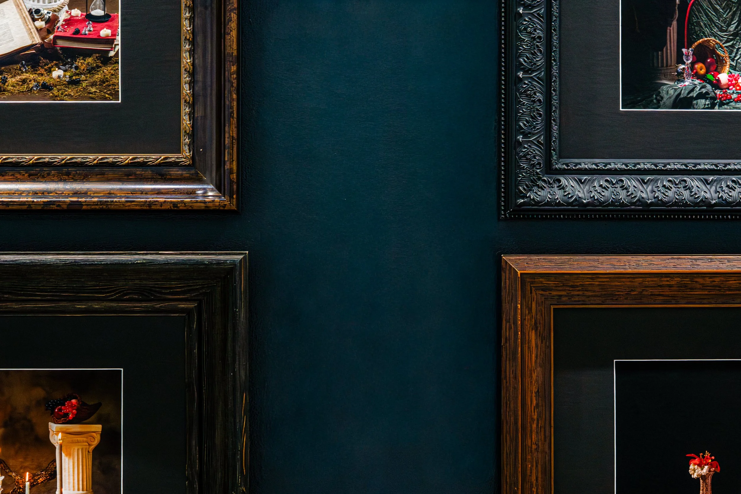 Close up of frames