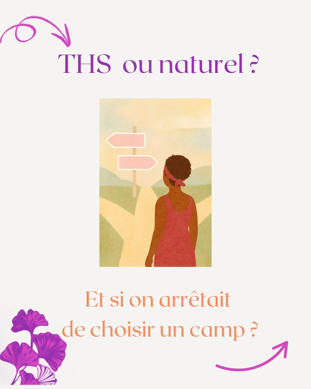 THS ou naturel ? On dirait presque un match de boxe.
Mais la m&eacute;nopause n&rsquo;est pas un ring.

Dans mes accompagnements, je vois trop de femmes prises en &eacute;tau entre :
👉 celles qui disent &ldquo;THS obligatoire&rdquo;
👉 celles qui di