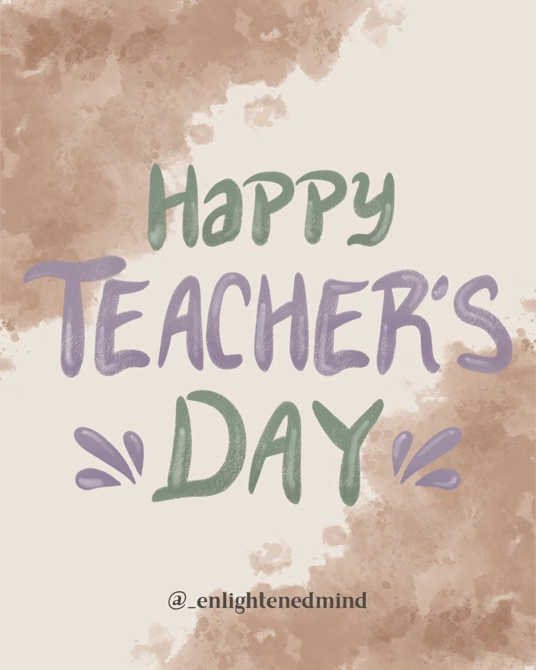 🌟 Happy World Teachers Day! 🌟

Teachers, you give so much of yourself to others every single day. 🖤 Today is a reminder to pour some of that care back into YOU. Rest, breathe, and honor your well-being&mdash;you deserve it. 🧘&zwj;♀️☕📚 

#Teacher