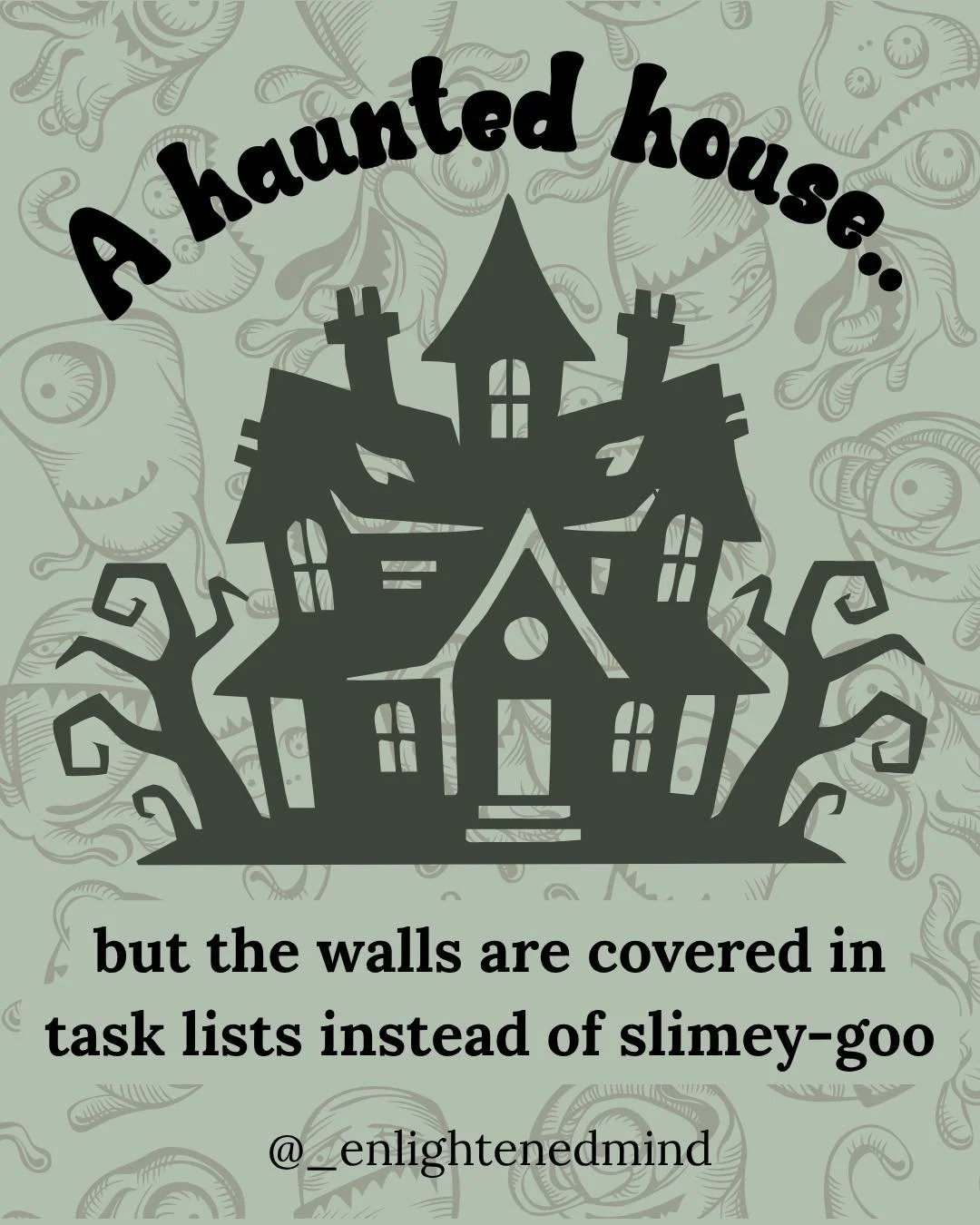 Escape  the Haunted House of Task Paralysis!

Feeling frozen by your to-do list? That's not just procrastination; it's task paralysis, where every item feels like a locked, terrifying door in a haunted house. The dread is what keeps you stuck!

You d