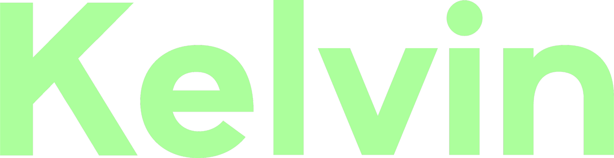 All green Kelvin logo