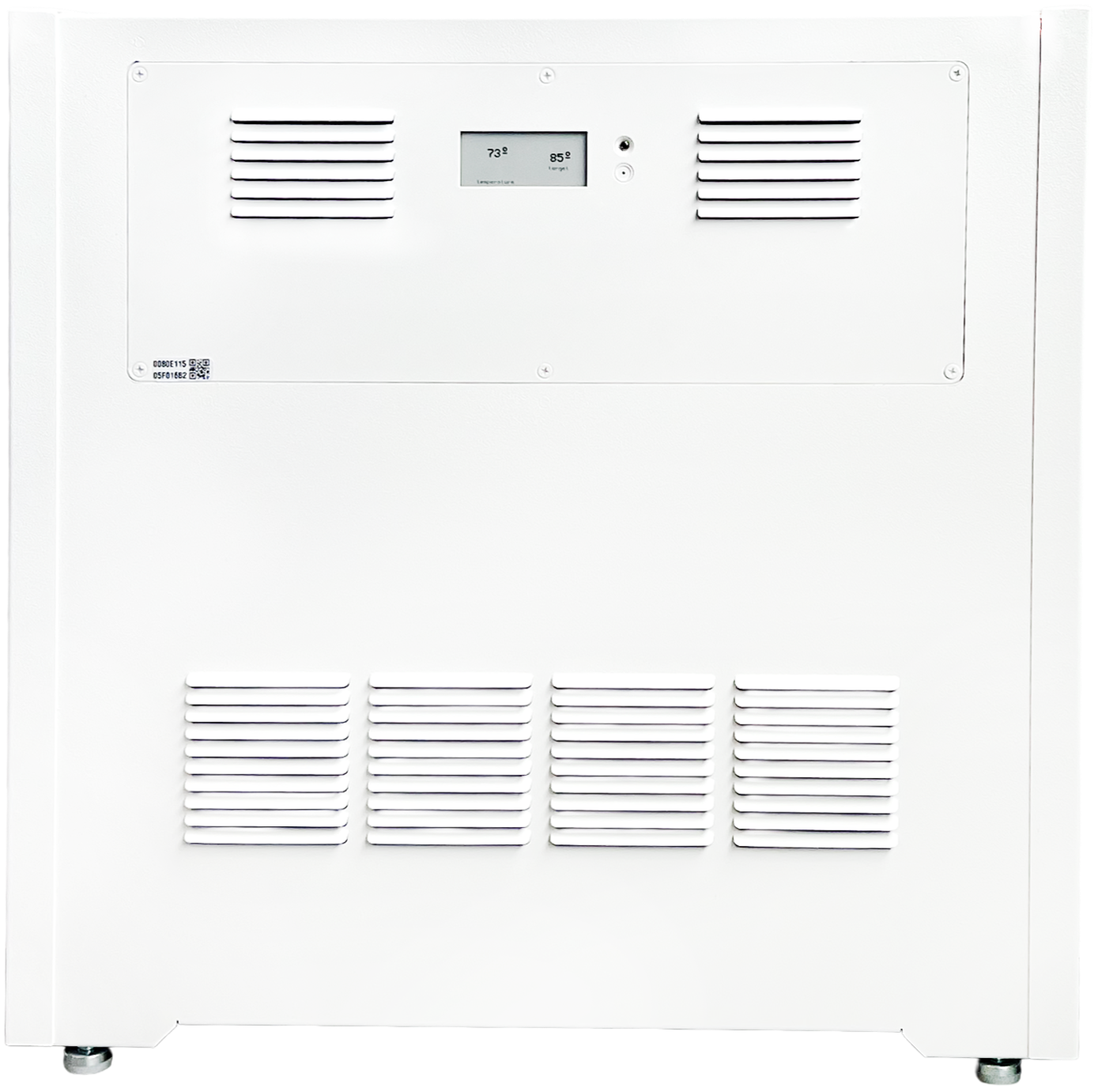 A smart thermostatic radiator cover/enclosure with a digital thermostat.