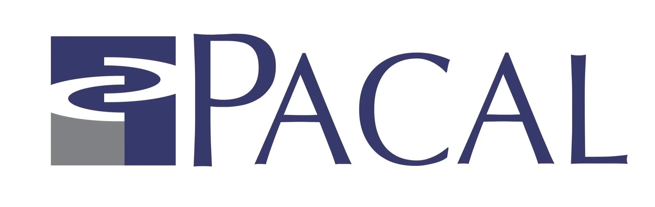 Logotipo de la FPACI, con un símbolo abstracto en azul y gris seguido del nombre en letras mayúsculas y color azul.