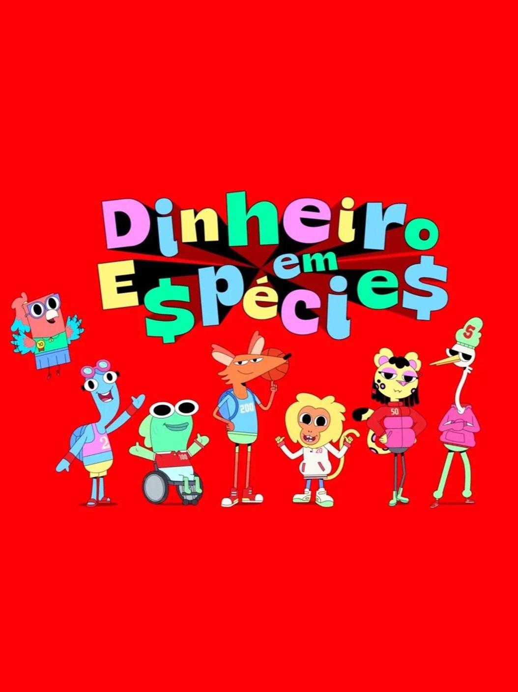 dinheiro em espécies — santander & gloob (character design)