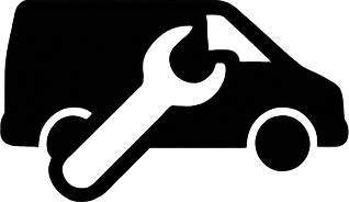 Icon of a wrench and a car, indicating car repair or service
