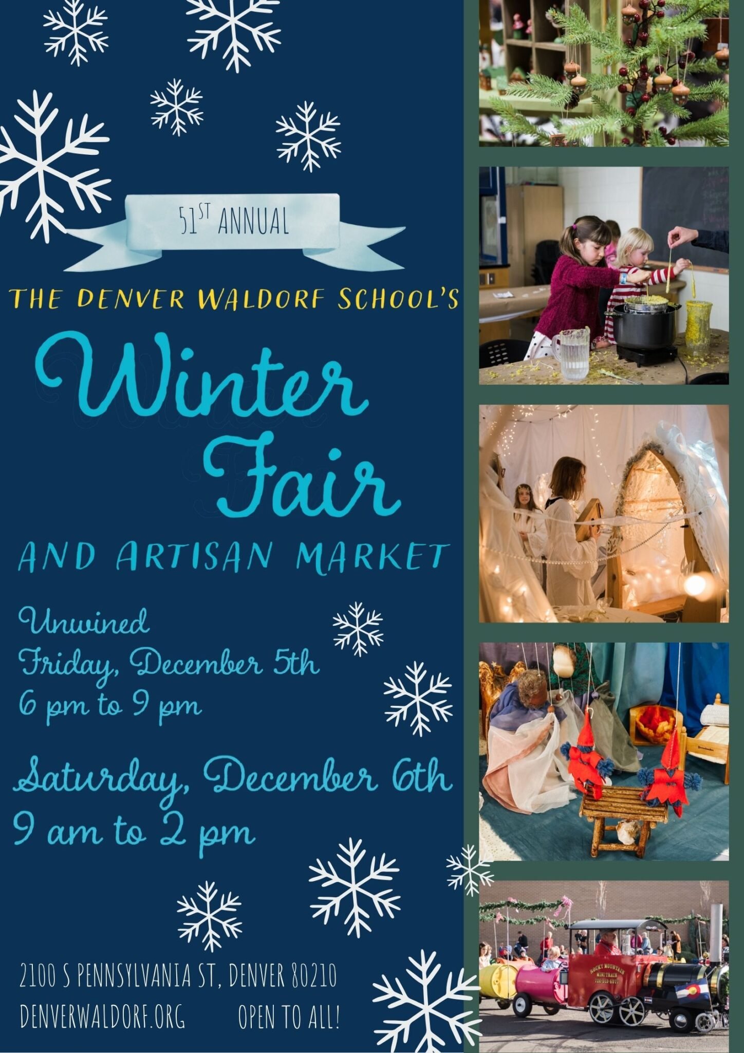 Pop Up at the Denver Waldorf School’s Winter Fair
