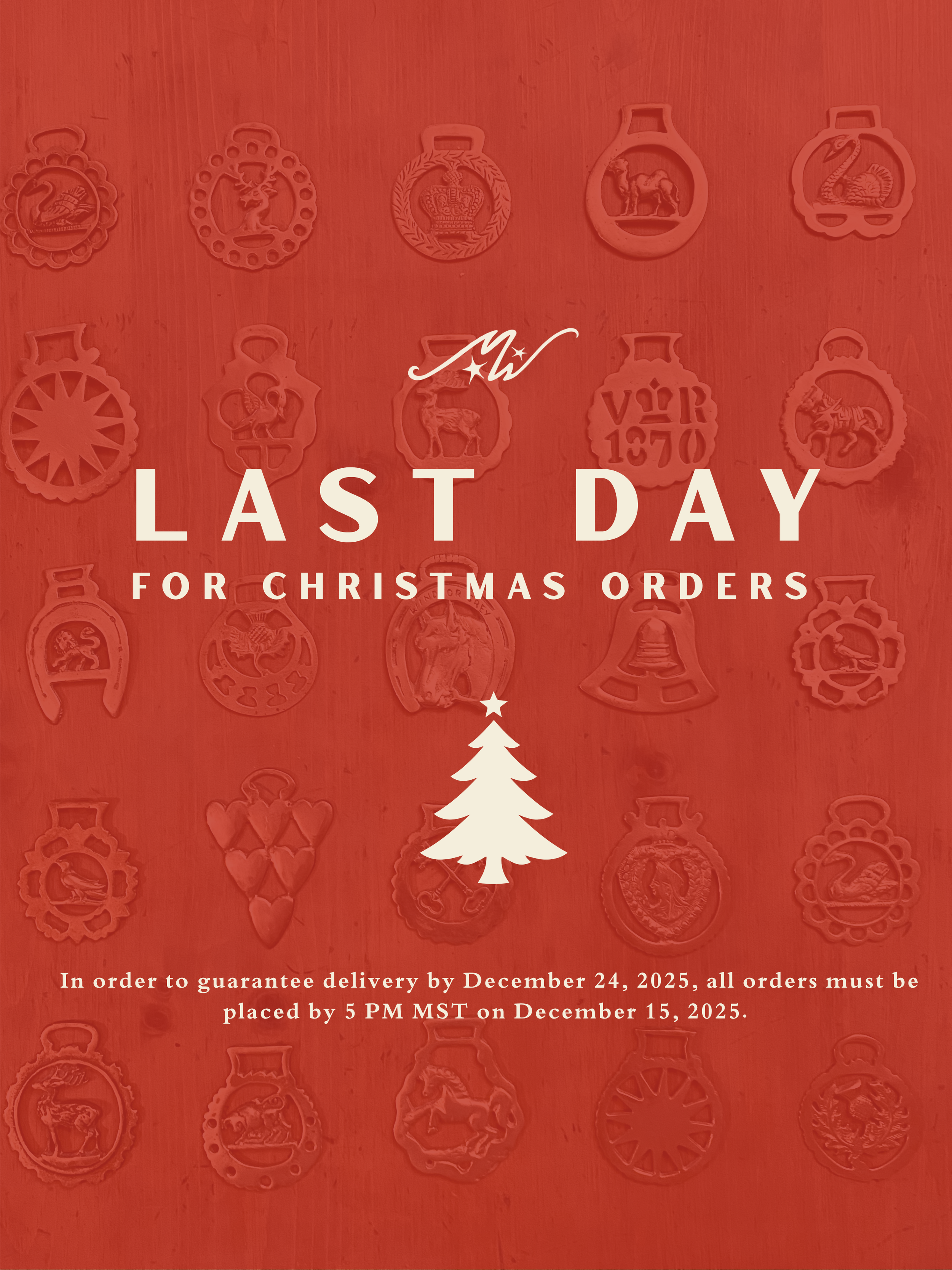 Last Day for Christmas Orders