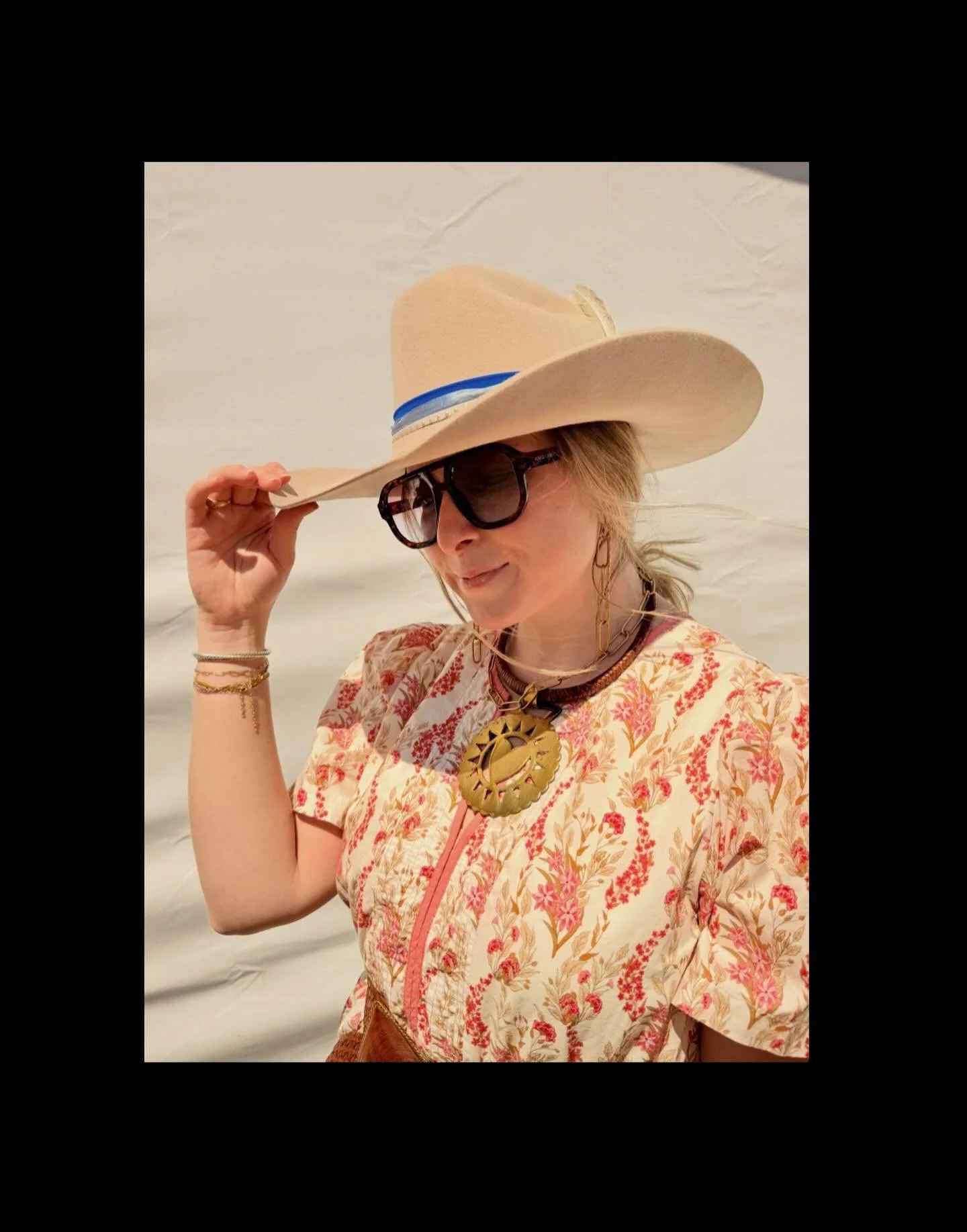 Another weekend in our favorite place! Complete your Round Top outfit with our vintage horse brass medallion necklaces #roundtop #roundtoptx #roundtopantiqueshow #texasstyle #westernstyle