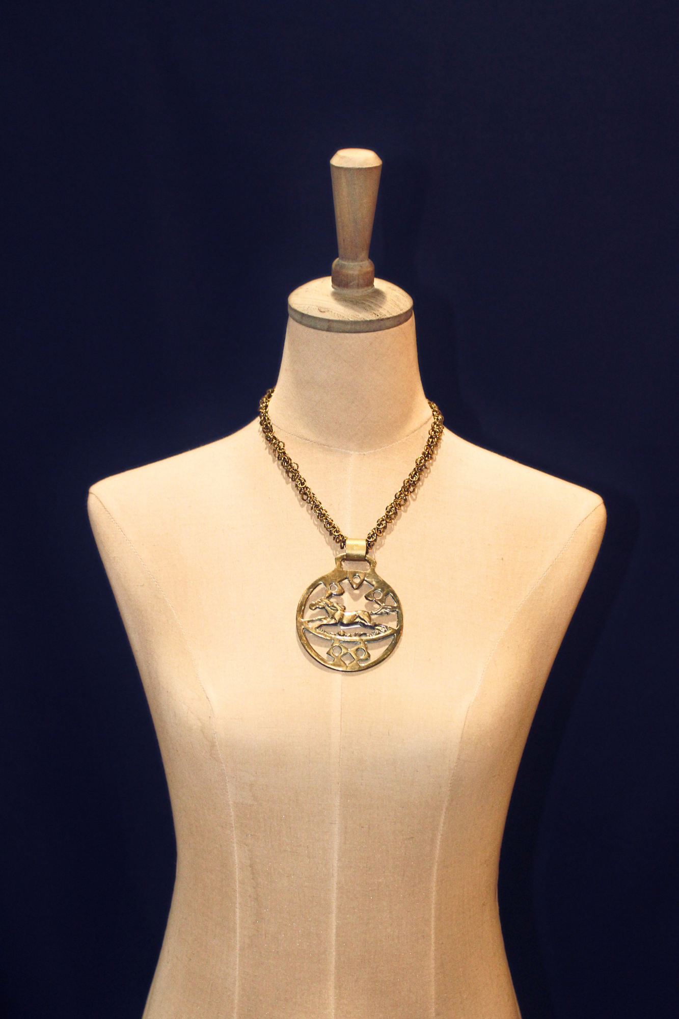 Rare Medallion Necklace on Chain