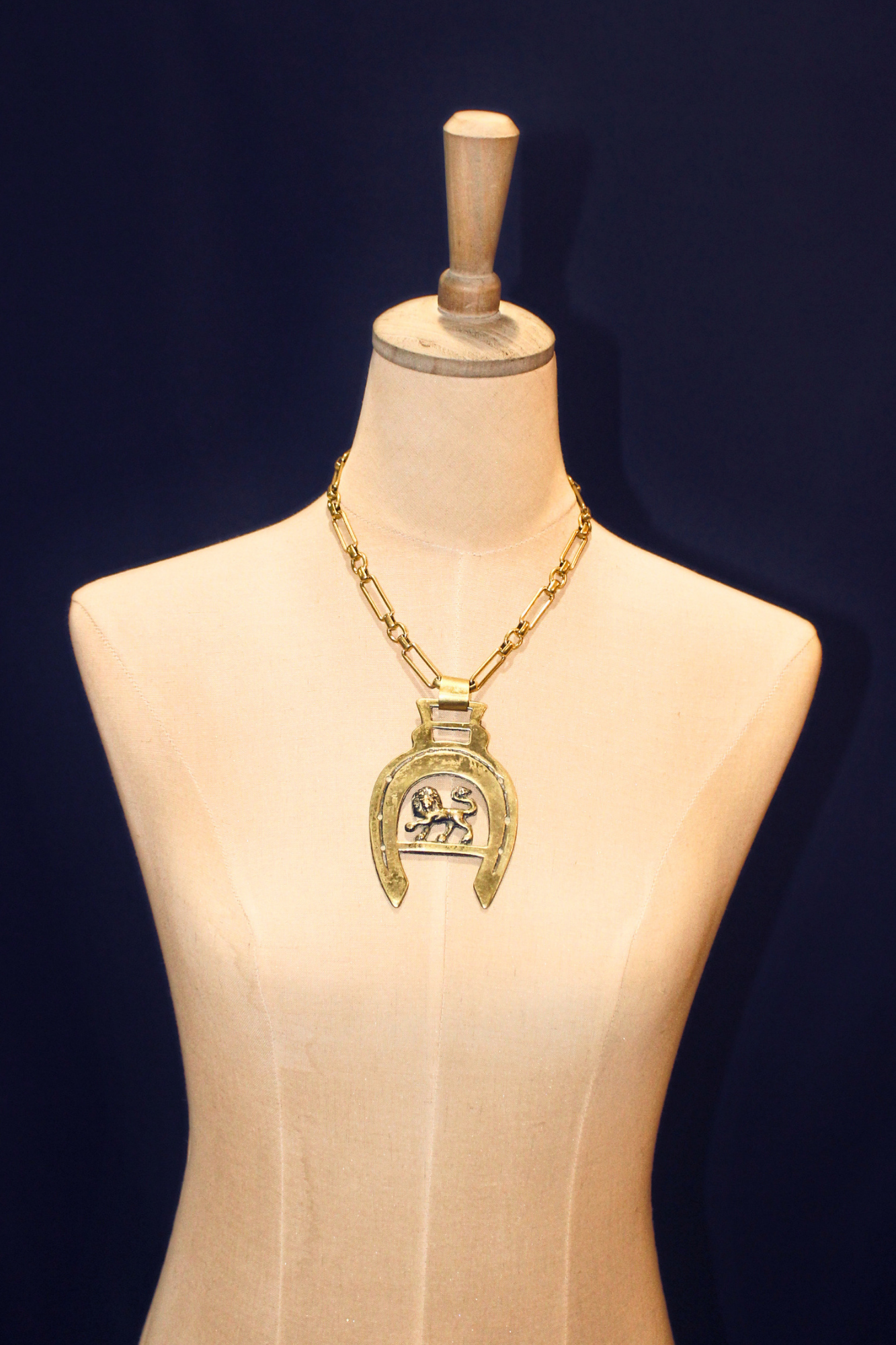 Classic Medallion Necklace on Chain