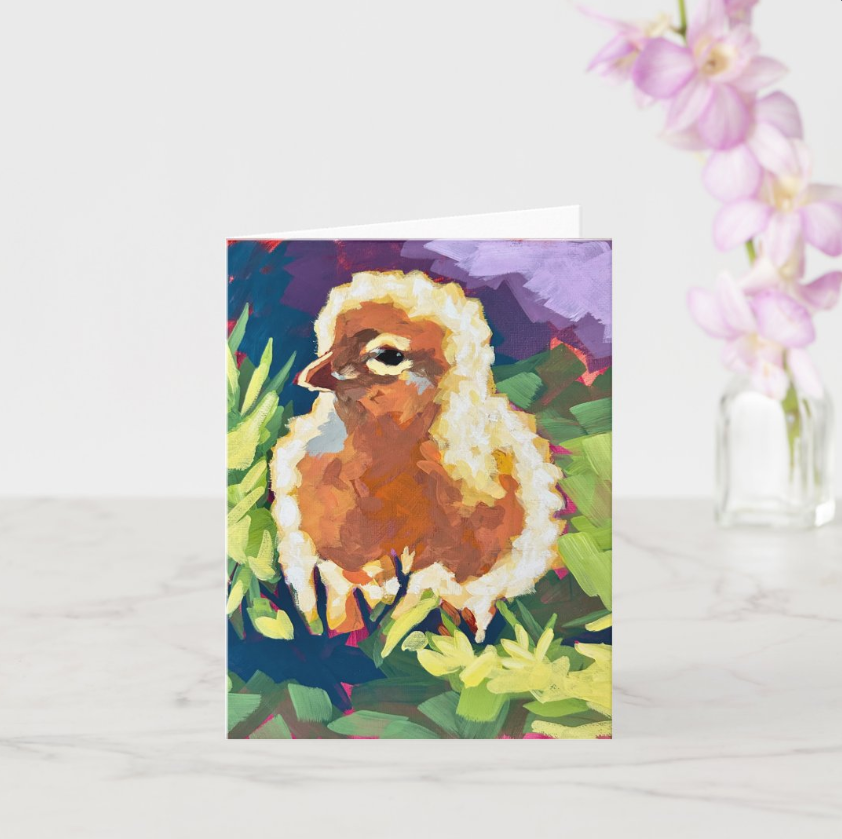 Baby Chick - Greeting Card