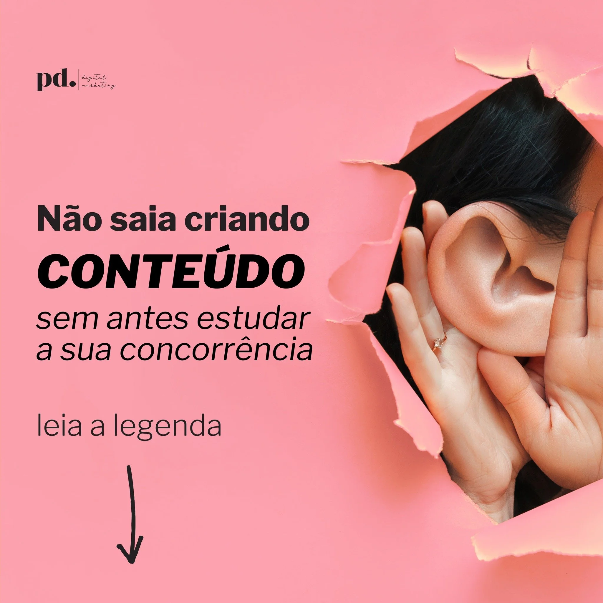 Estudar a concorr&ecirc;ncia &eacute; fundamental para criar conte&uacute;do relevante e diferenciado para as redes sociais do seu neg&oacute;cio e assim voc&ecirc; conseguir se destacar na multid&atilde;o. 

Ao dar aquela espiadinha 👀 na &quot;casa