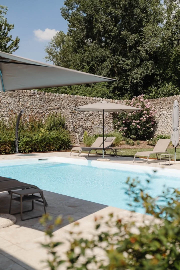 Pool der Hochzeitslocation Corte Marzago am Gardasee in der Nähe von Verona