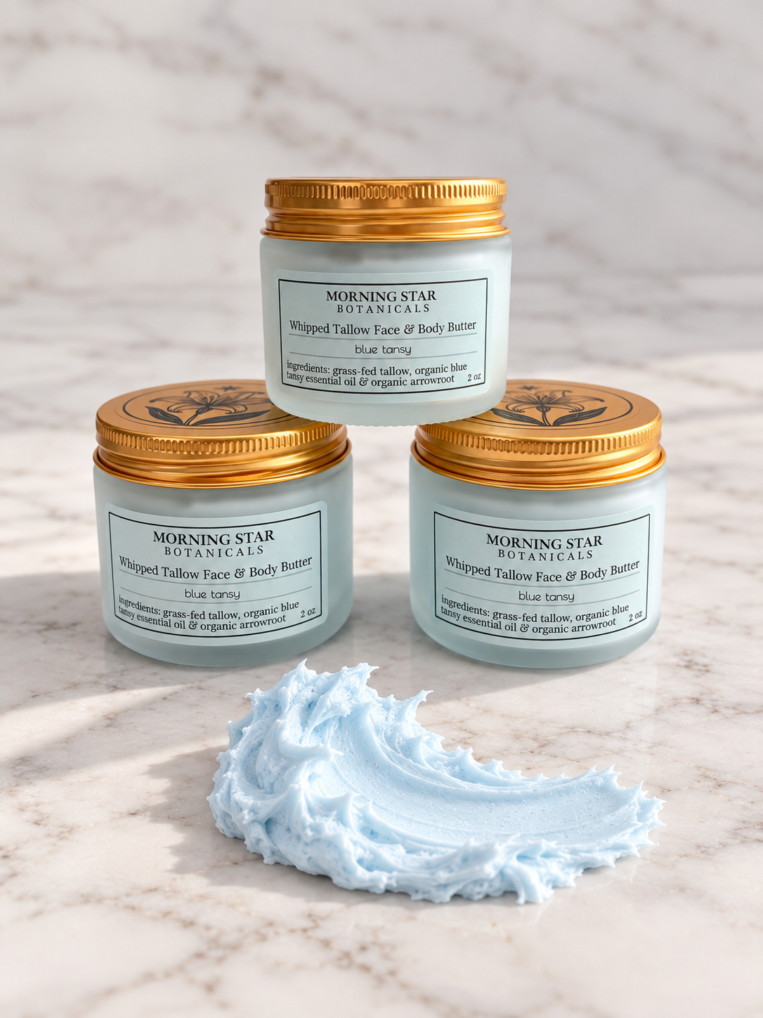 Blue Tansy Whipped Tallow Butter (Face & Body)