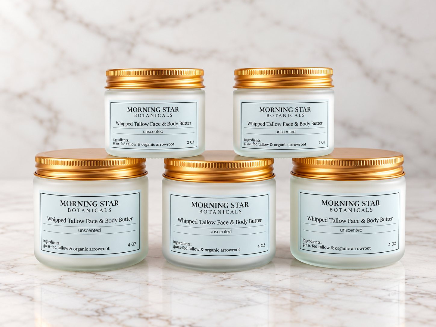 **NEW** Unscented Whipped Tallow Butter (Face & Body)