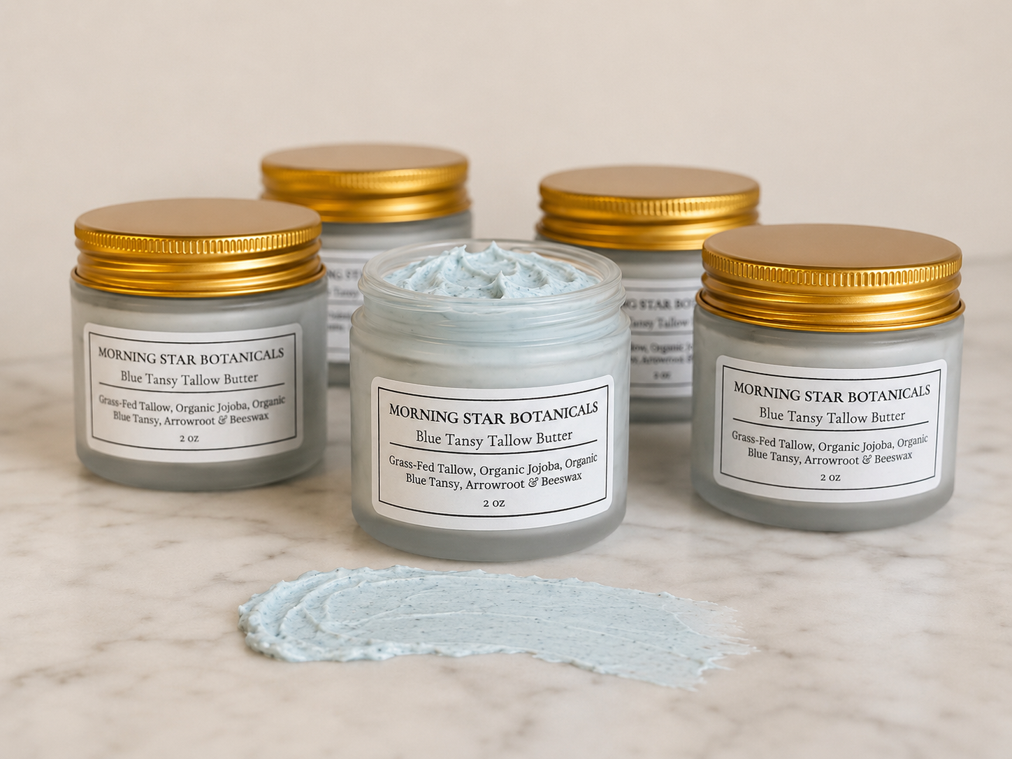 Blue Tansy Whipped Tallow Butter (Face & Body)