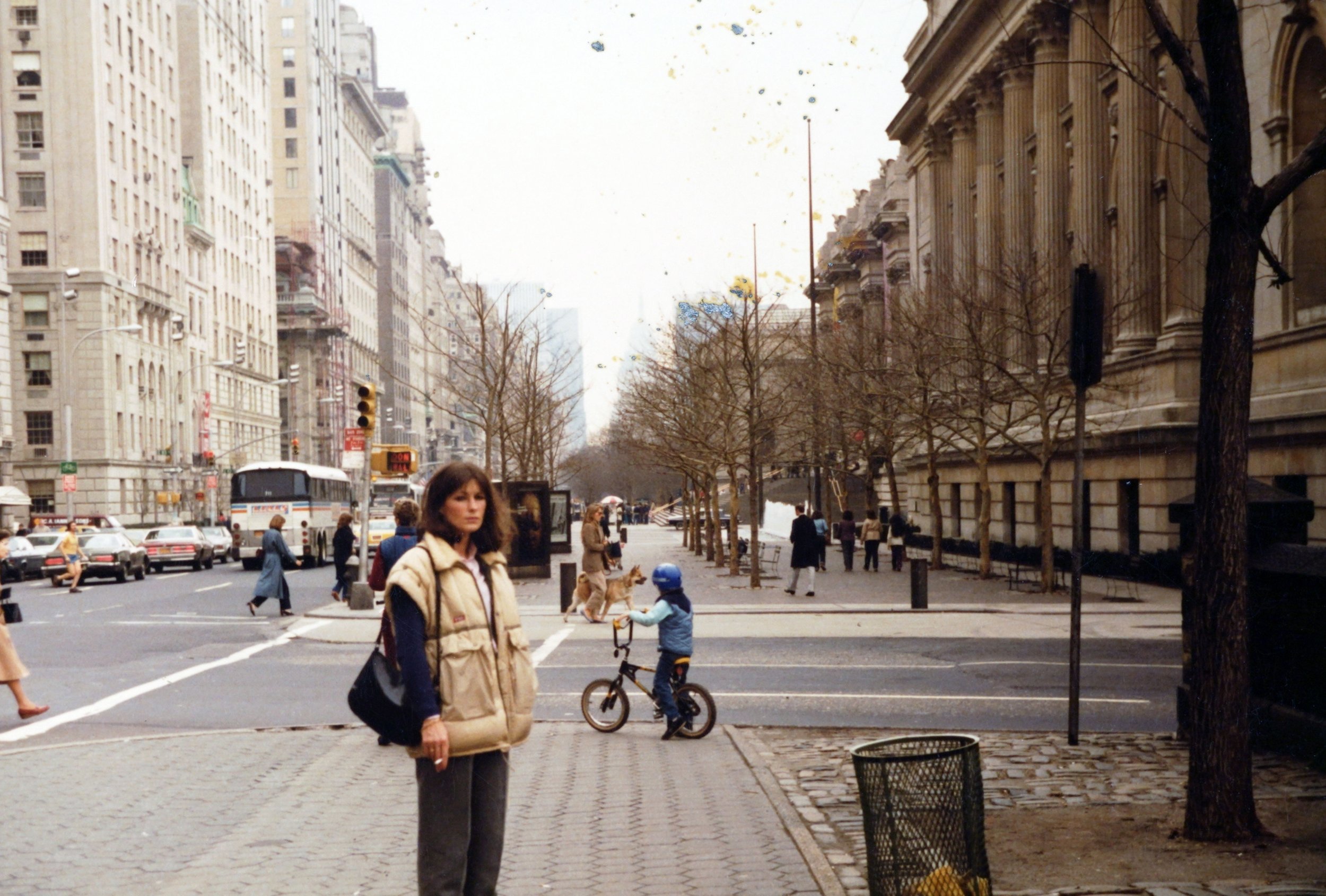 NYC visiting Jean Marie & Pamela Van Isacker  at Christies - prior to surgery of dad in Boston