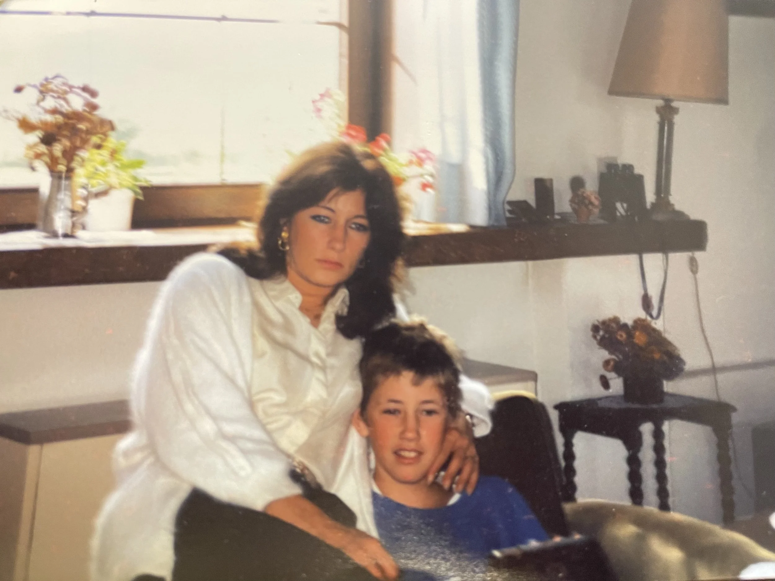 Astrid & Christoph - close before my mother I left, June 26, 1989
