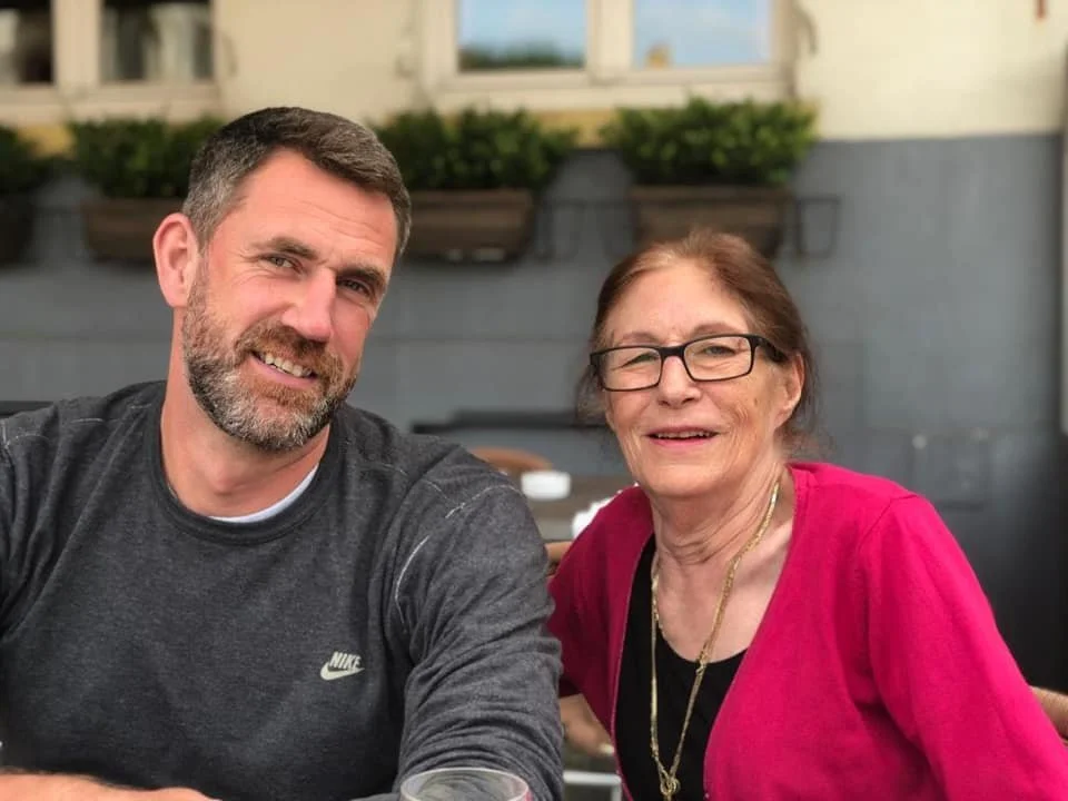 Mom & Christoph, 6 months after Emilio died - 2018. 