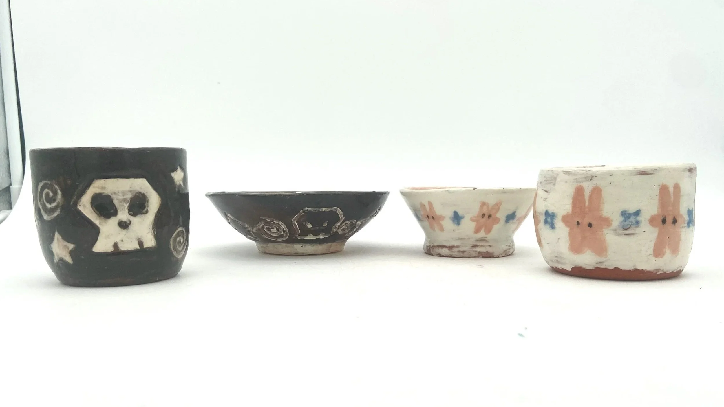 A series of vessels that represent two opposite ends of the playfulness [spectrum[