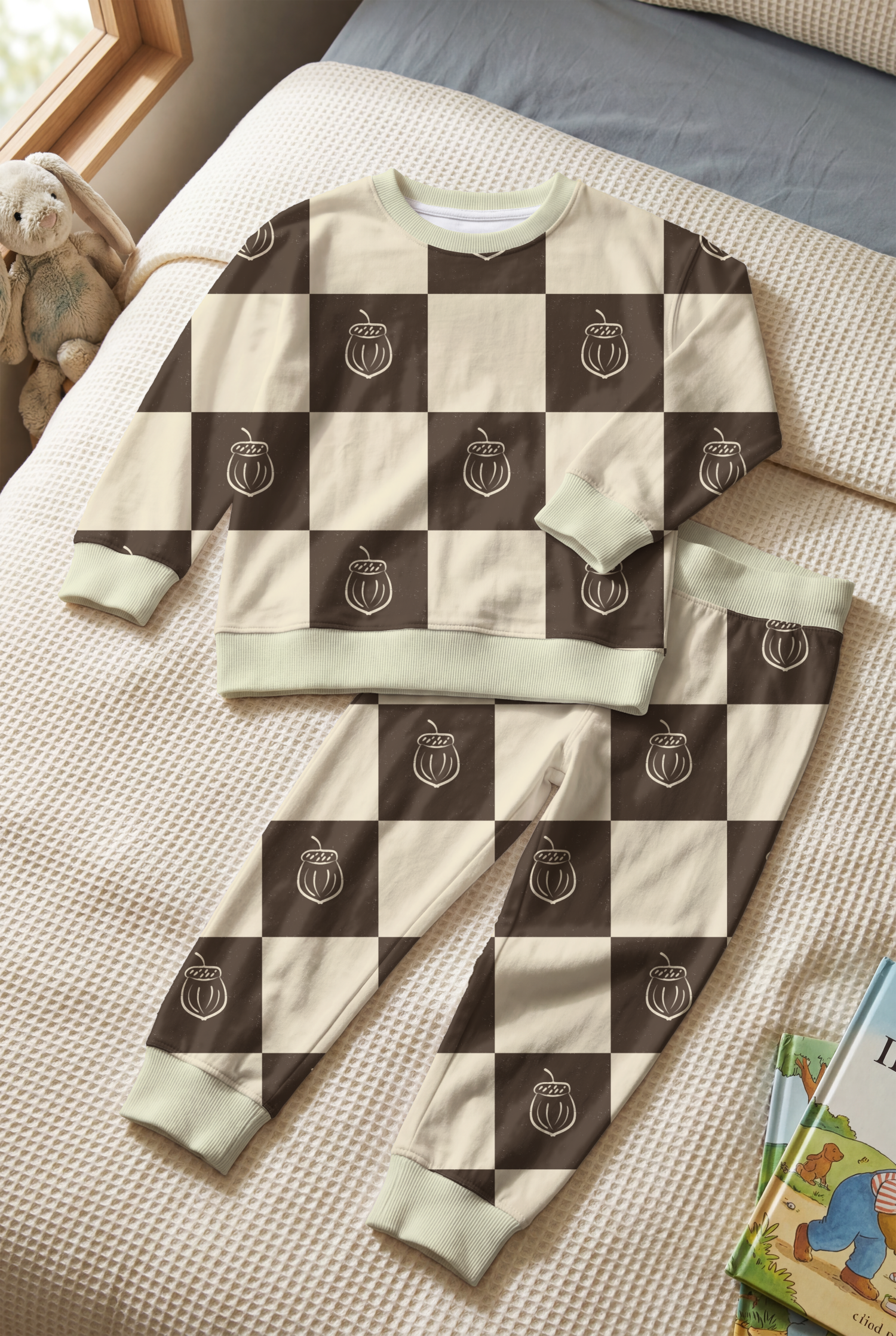Checkered_Acorns-boys_-pajamas.png