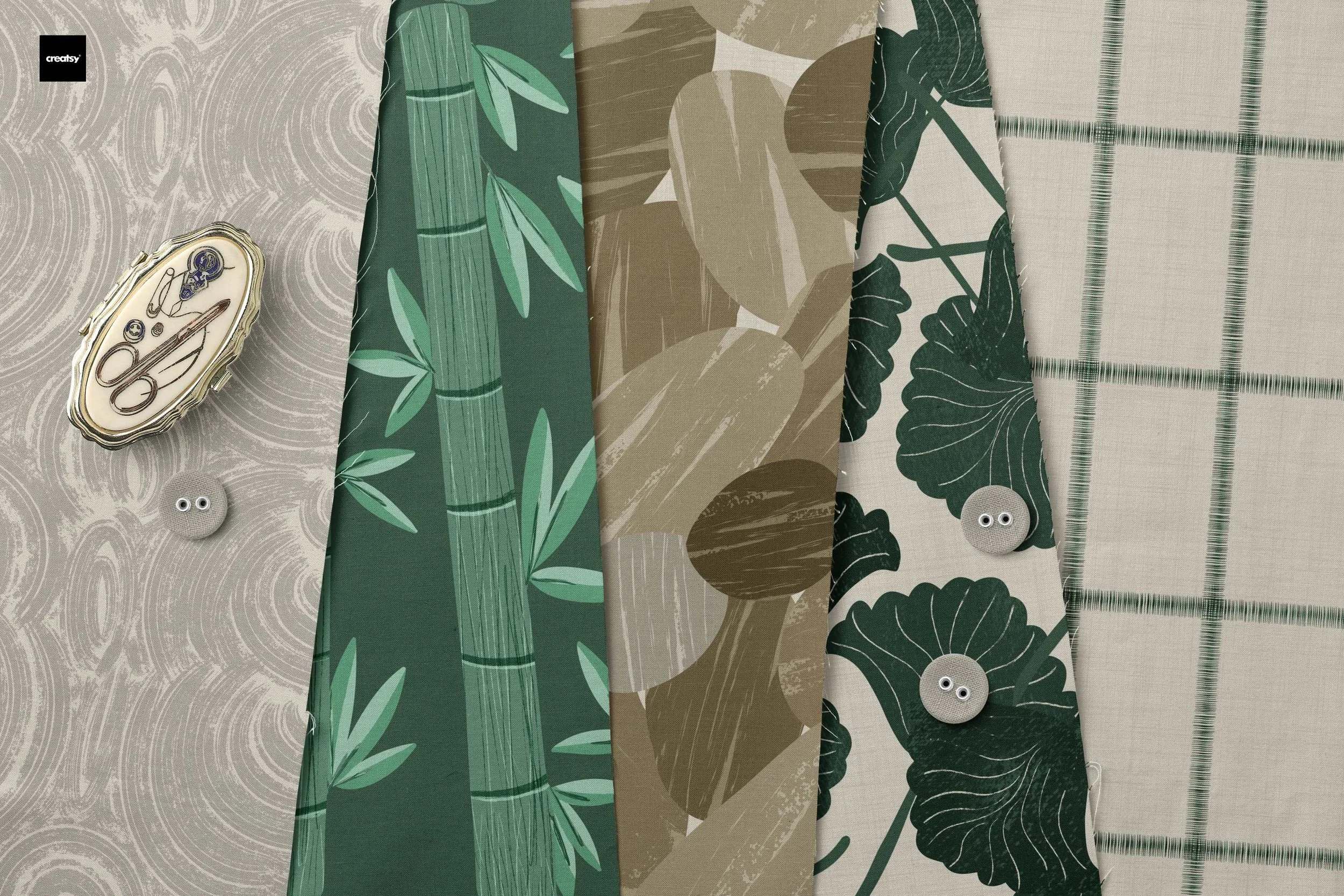 Fanned Cotton Fabric Stack Mockup (freebie) by Creatsy®.jpg