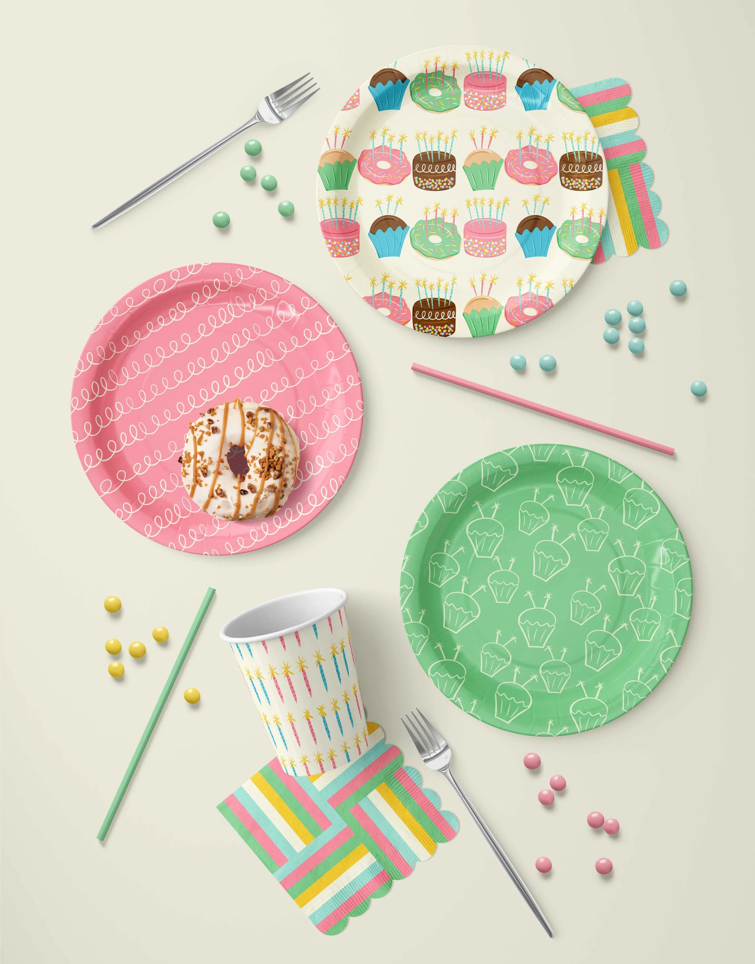 Disposable Paper Plates Cup and Napkin Mockup by Creatsy®.jpg