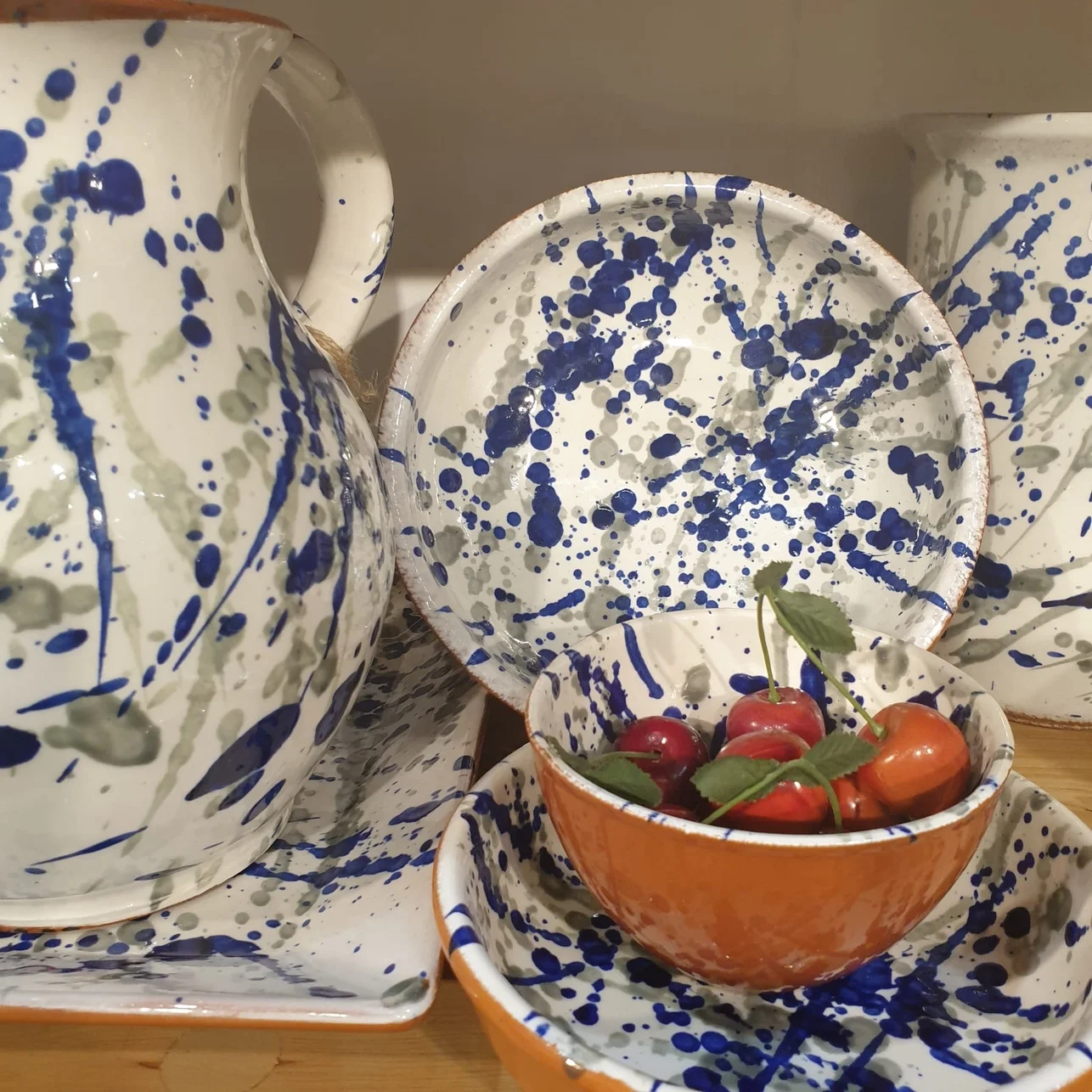 Spanish Splash Bowl - Blue