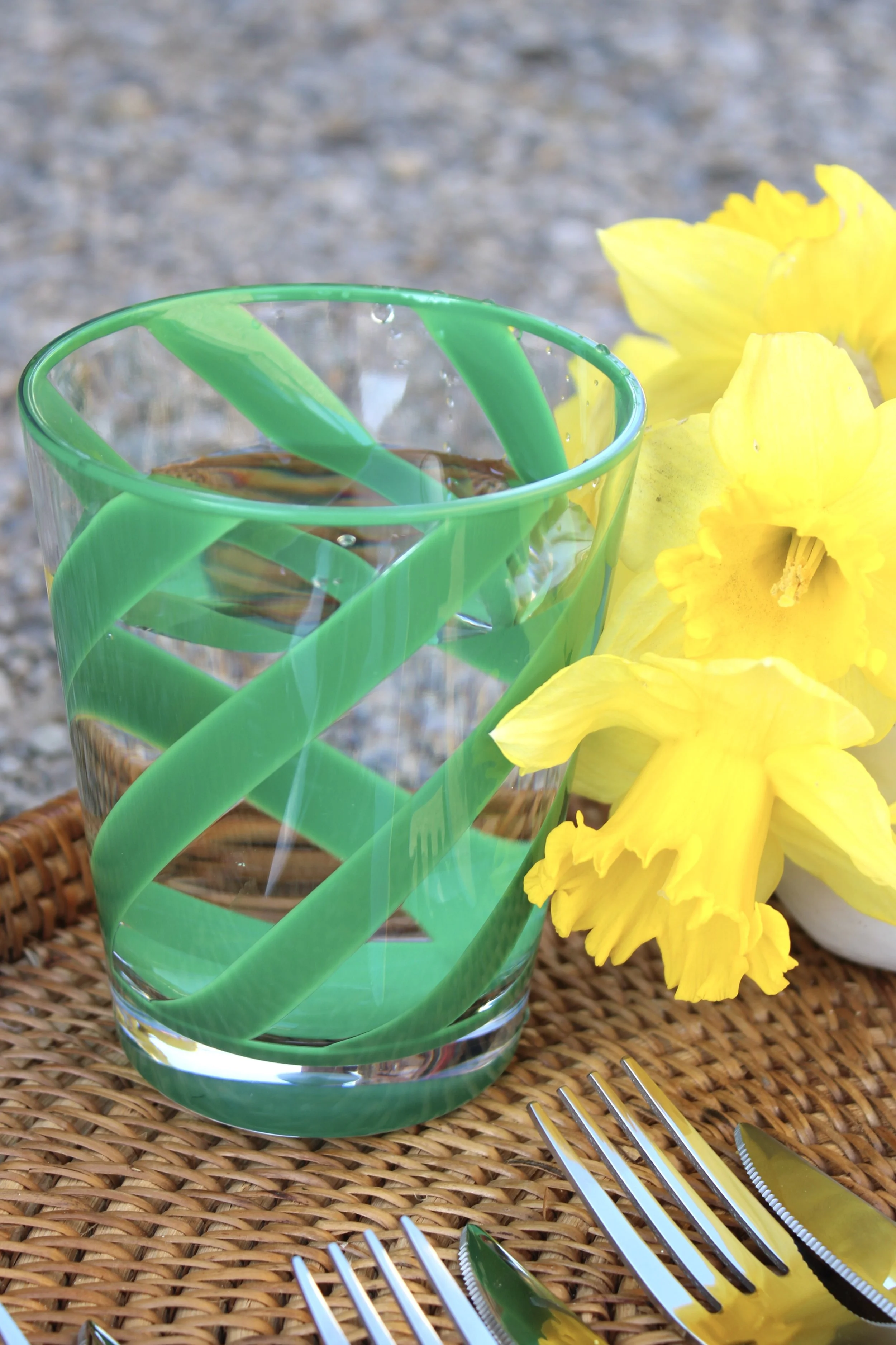 Green Swirl Tumbler