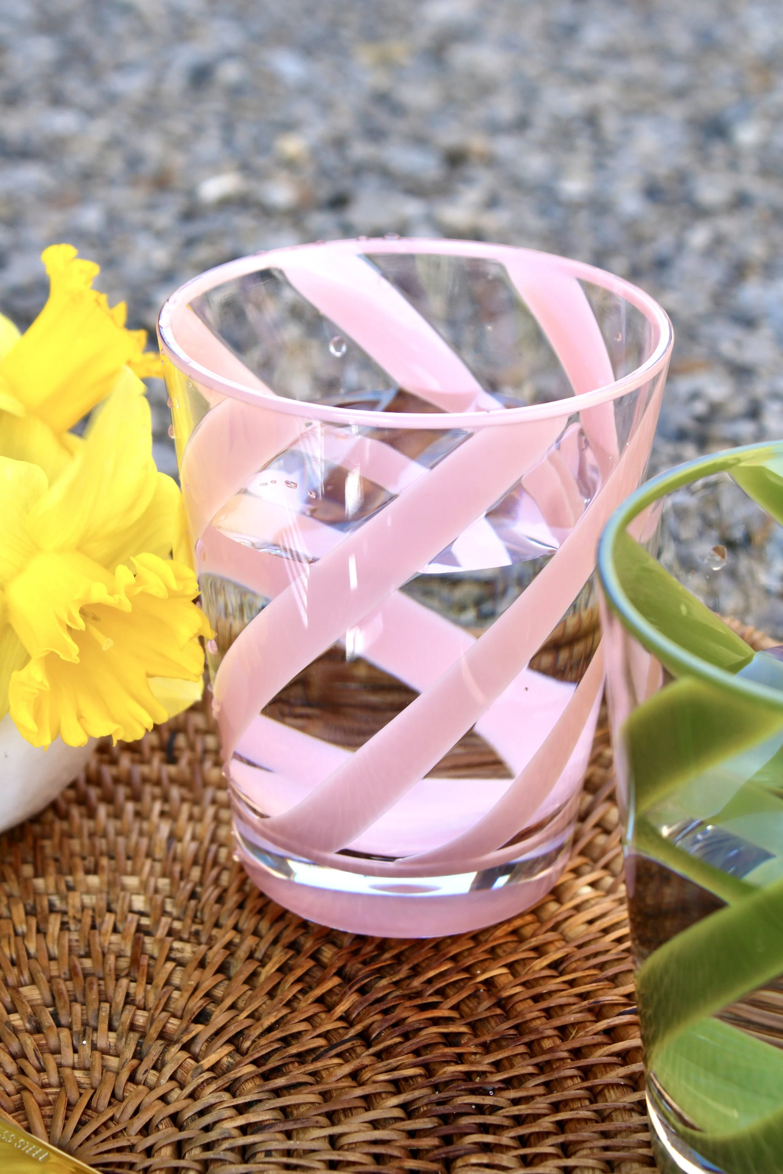 Pink Swirl Tumbler