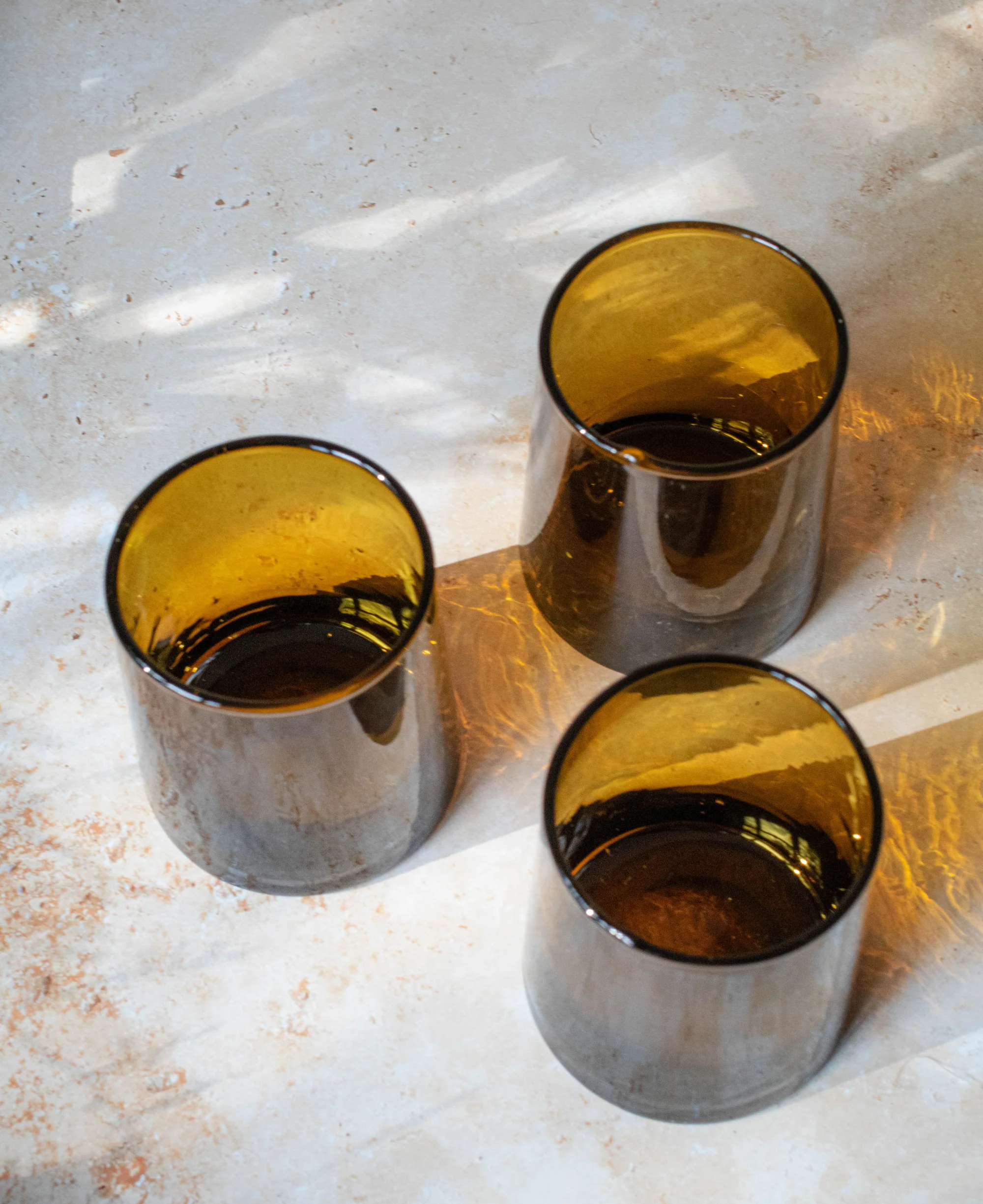 Moroccan Beldi Tumbler - Amber