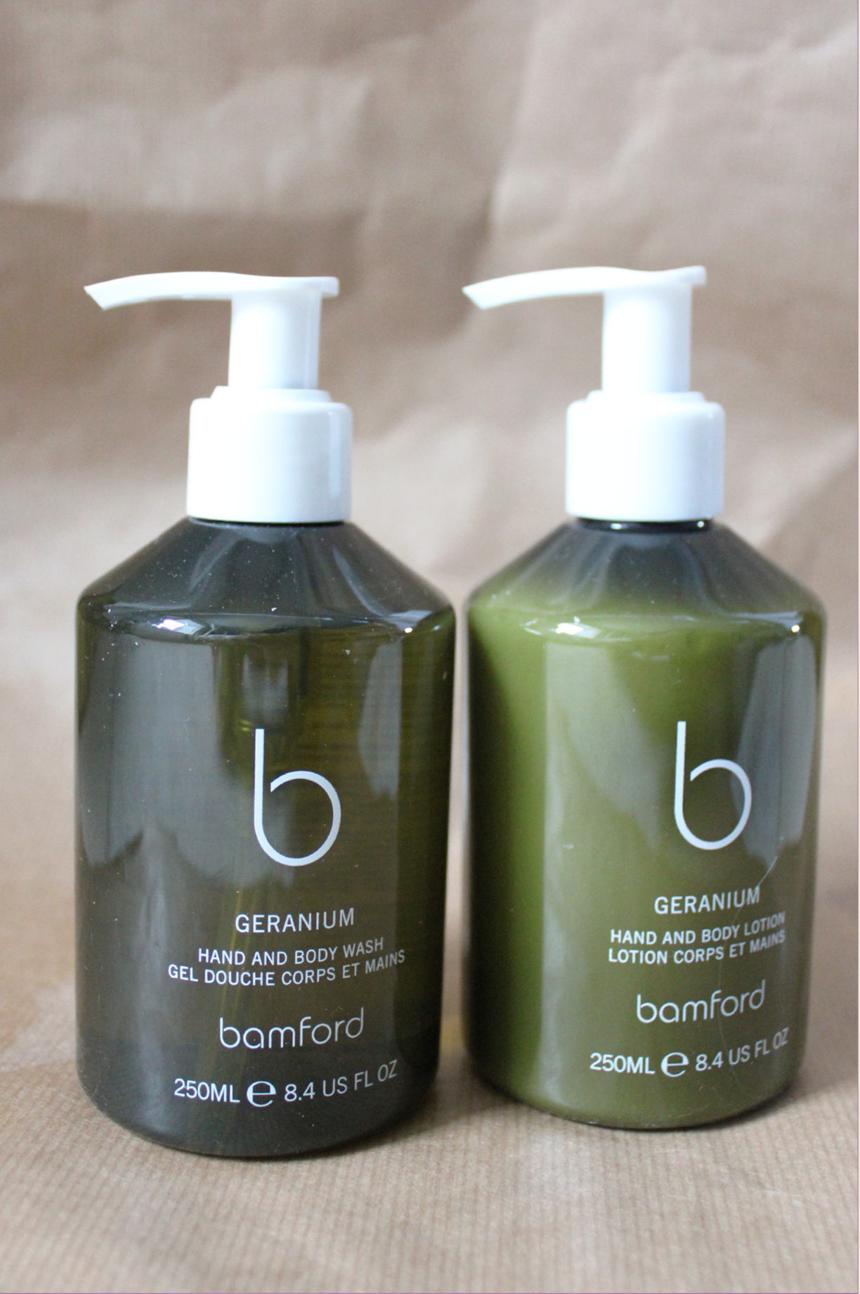Bamford Geranium Hand and Body (Wash & Lotion)