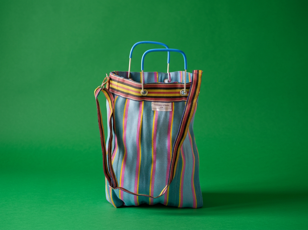 Constance & Denny Recycled Bag - blue