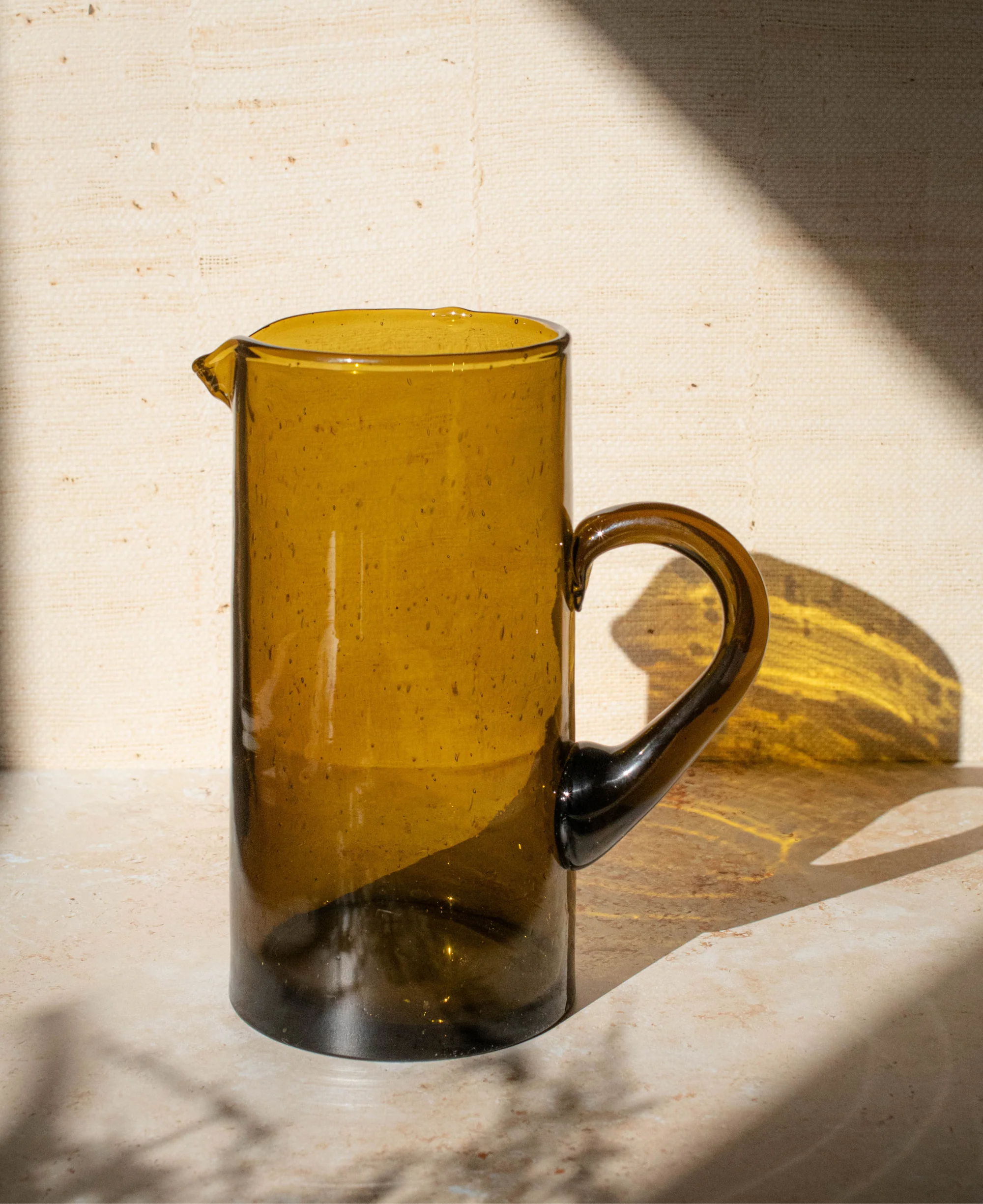 Moroccan Beldi Jug - Amber