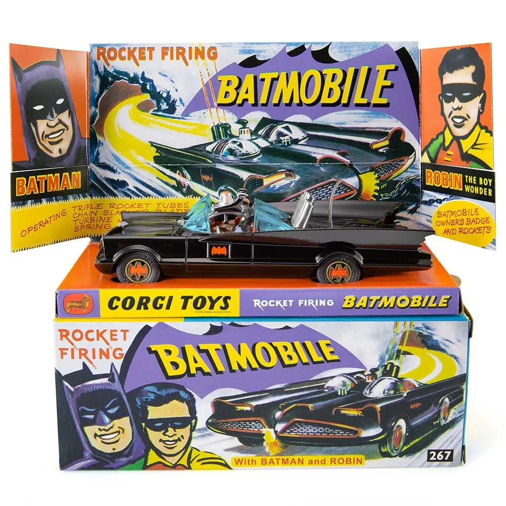 Batmobile with Batman and Robin - Gloss Black Edition (267)