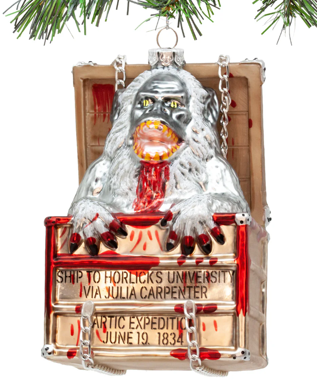 Creepshow The Crate Glass Ornament