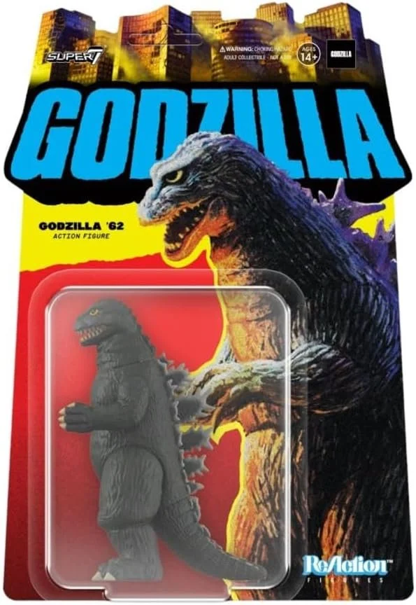 Super7 Toho Godzilla '62-3.75" Toho Godzilla Action Figure Classic Movie Collectibles and Retro Toys