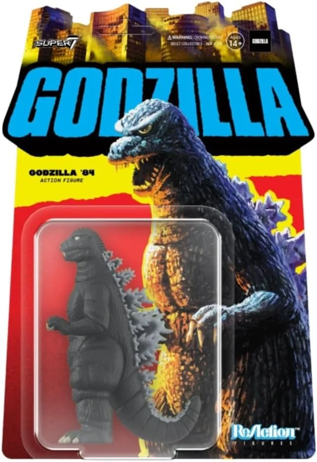 Super7 Toho Godzilla '84-3.75" Toho Godzilla Action Figure Classic Movie Collectibles and Retro Toys