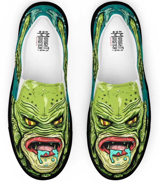 Midnight Monster Society Slip on Shoes