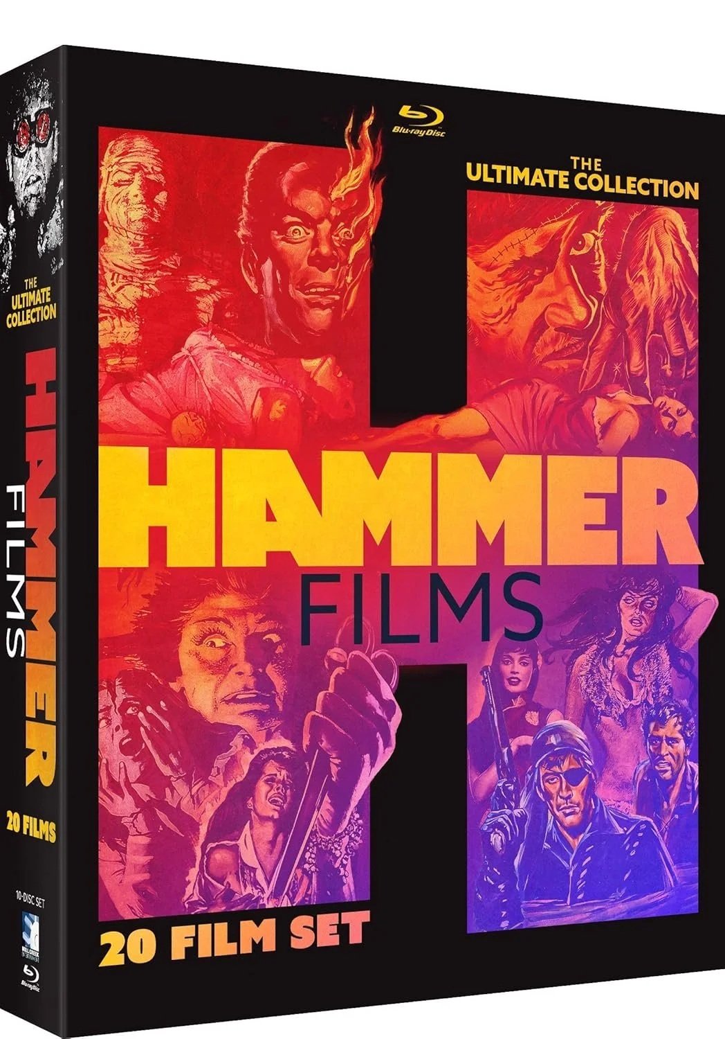 Hammer Films Ultimate collection, featuring 20 Cult-Classics from the infamous Hammer Studios produced in the 50s, 60s and 70s available together for the first time in high-definition! Featuring Commentary on The Old Dark House by Monster Party!