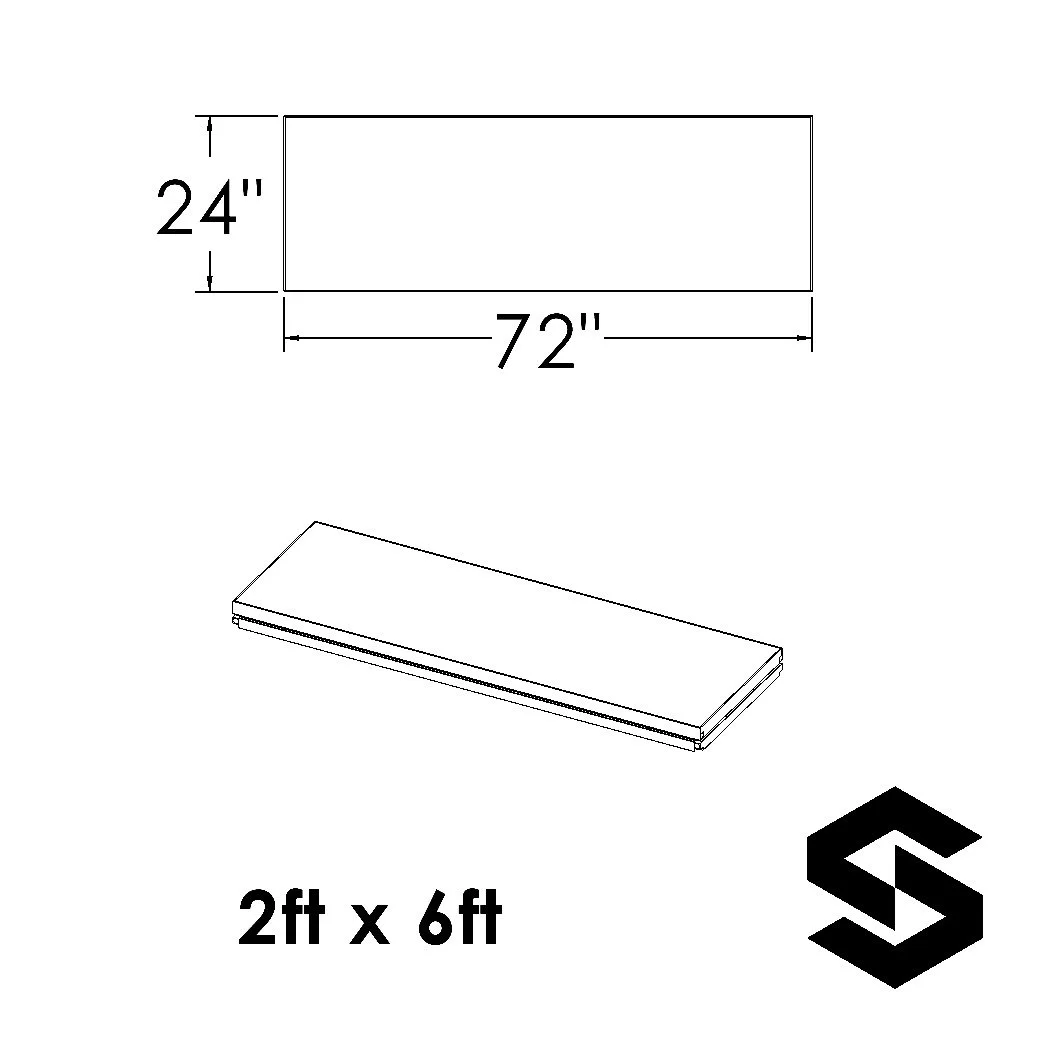 2ft x 6ft SIMPLE DECK  modular stage platform