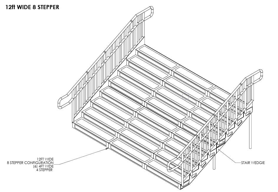 Stair Unit - Simple Deck - 6in rise 12in run - 4 steppers 12ft wide.PNG