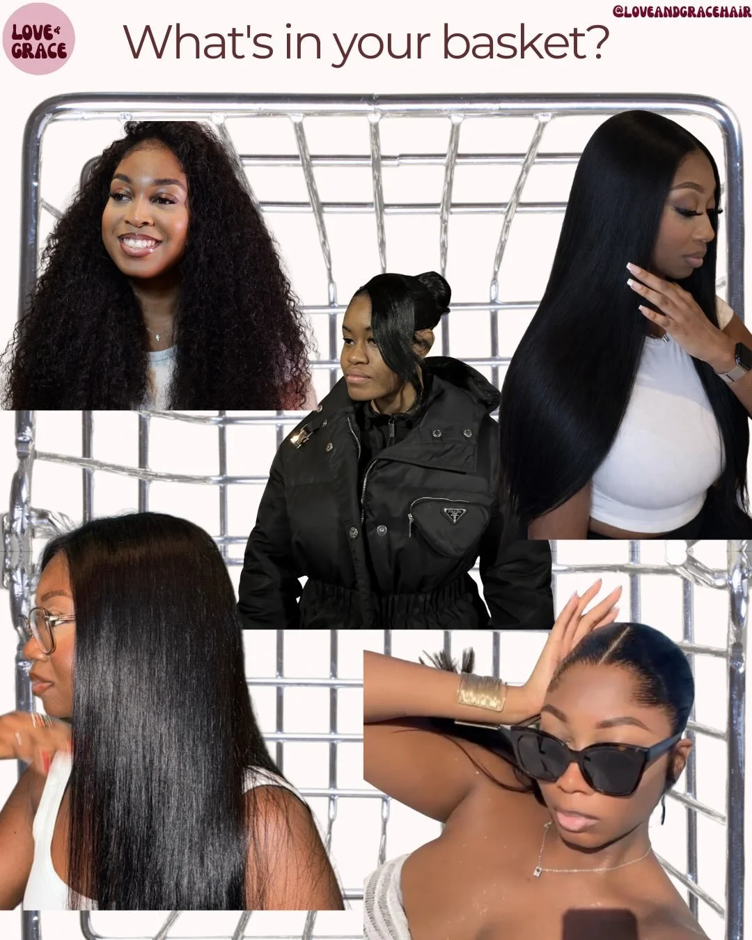 What&rsquo;s in your basket? We launch on the 31st January, what do you have your eyes on?

Glueless 24&rdquo; straight Naomi wig (pre dyed jet black, pre bleached) 
Burmese Curly Flip Over 
Frontal Ponytail with hd frontal 
Raw hair bundles 

#vietn