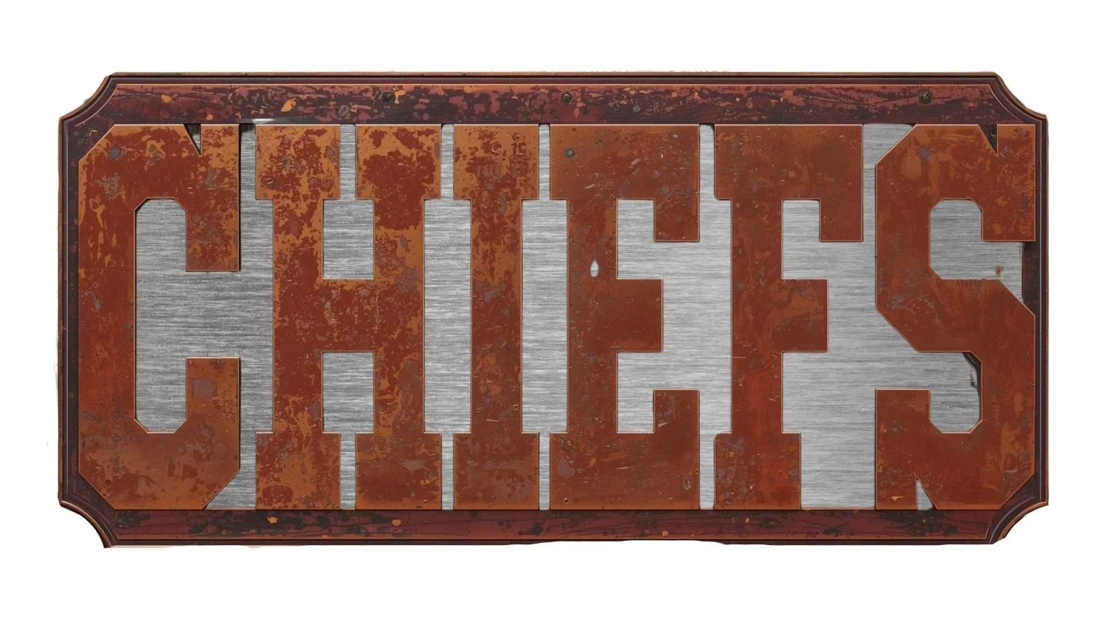 Chiefs Metal Sign