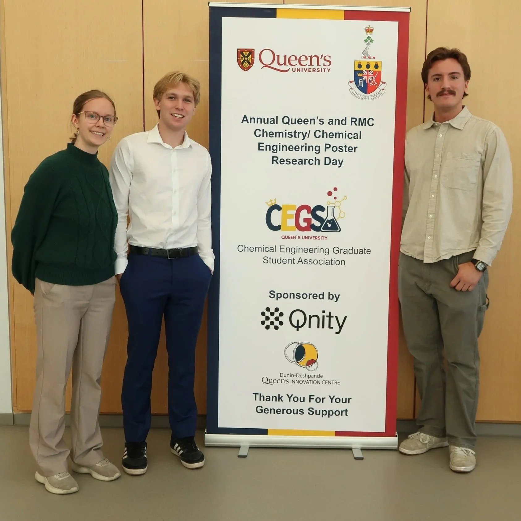 Nolan and Amanda at Queen’s/RMC Chem Eng Chem Poster Day