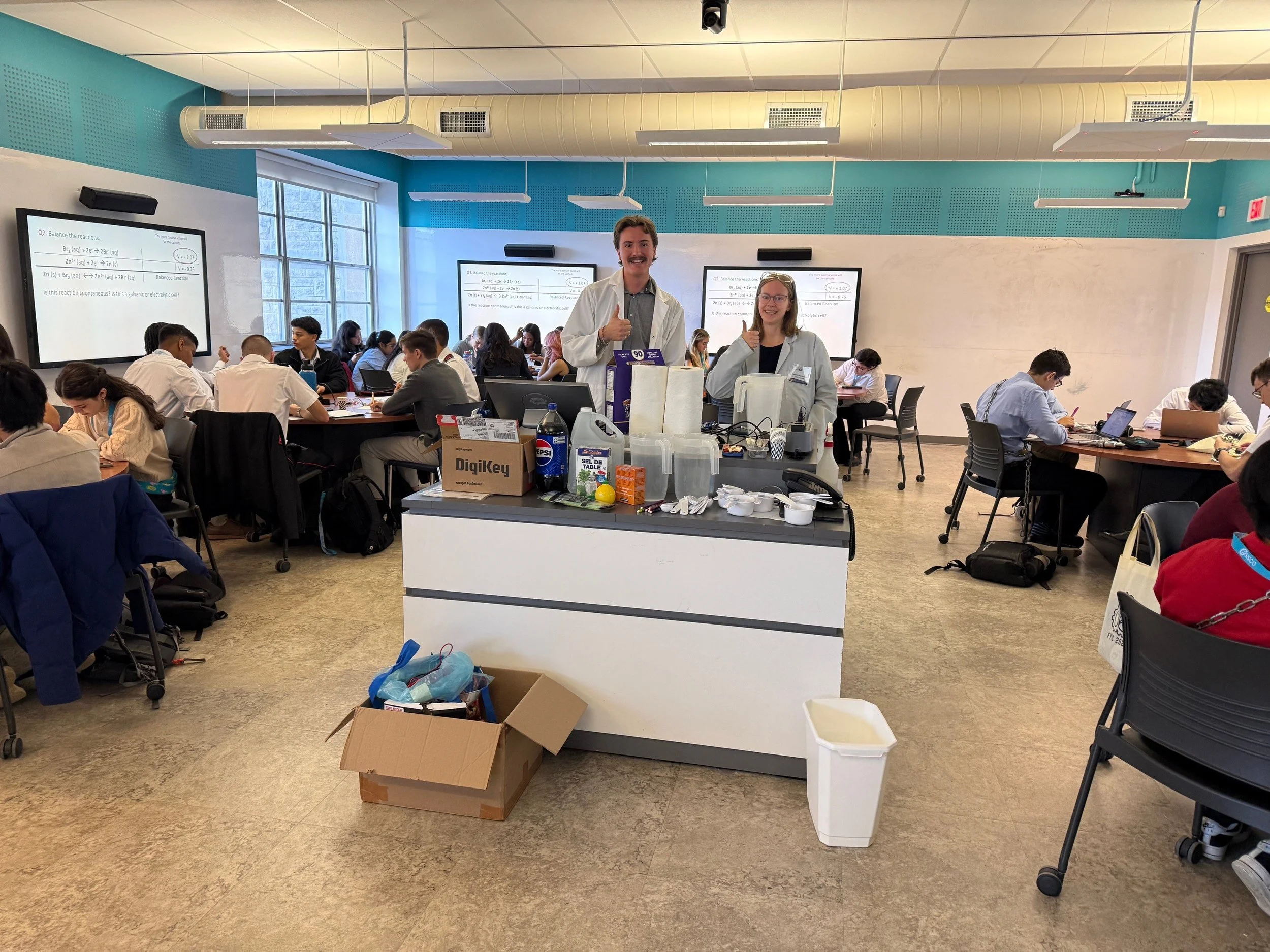 Amanda and DJ at the First Year Integration Conference (FYIC)